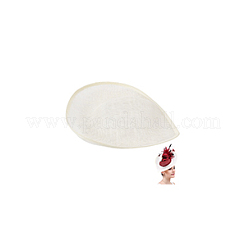 Льняная мини-шляпа с очаровательной основой&nbsp;AJEW-WH0561-32C