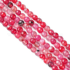 Естественно хрустят агат бисера пряди&nbsp;X-G-R344-4mm-55