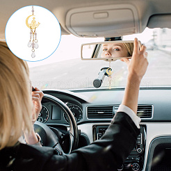 2 шт. 2 стиля сплав луна с подвеской для йоги украшения&nbsp;HJEW-DC00115