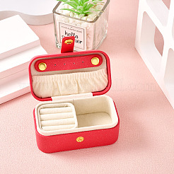 1 шт. шкатулка для украшений из искусственной кожи&nbsp;LBOX-TA0001-01D