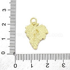 Латунь эмаль подвески&nbsp;KK-U066-05B-G