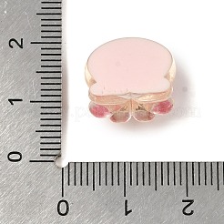 Прозрачный кабошон из морской смолы с блестками&nbsp;CRES-I050-04