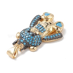 Латунные микро проложить кубического циркония подвески&nbsp;KK-M240-04