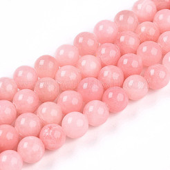 Природные окрашенные желтый нефрит драгоценный камень шарик нити&nbsp;G-R271-8mm-YXS22