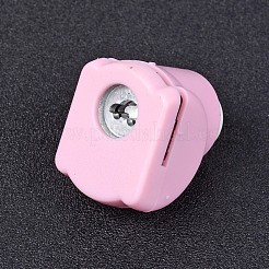 Случайные одноцветные или случайные смешанные цветные мини-наборы пластиковых бумажных перфораторов для скрапбукинга и бумажных поделок&nbsp;AJEW-L051-02