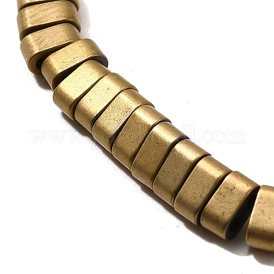 Нити синтетических немагнитных гематитовых бусин с 2 отверстием G-L613-A01-01A-1