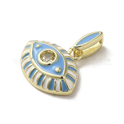 Латунь эмаль подвески&nbsp;KK-E092-10G-09-1