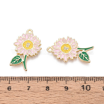 Подвески из эмали и сплава&nbsp;ENAM-T024-32D-G-1