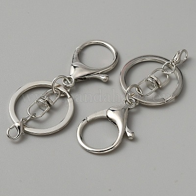 Железные застежки-брелки FIND-WH0111-354P-1