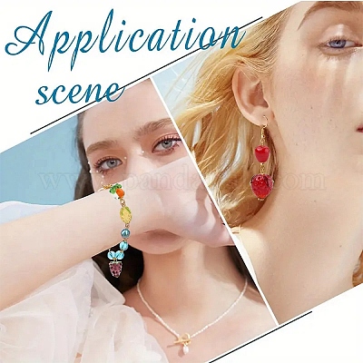 10шт ручной работы бусины лэмпворк&nbsp;LAMP-YW0001-40-1