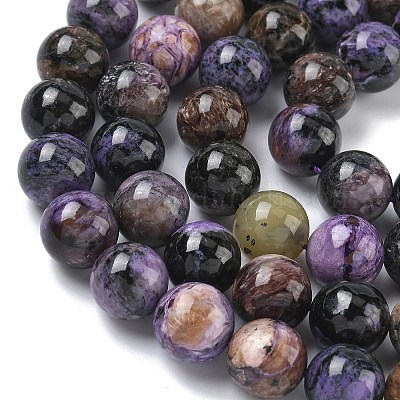 Естественно чароитовыми бисер пряди&nbsp;G-C270-O03-12-1