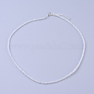 Ожерелья из бисера из натурального радужного лунного камня NJEW-K114-B-A11-1