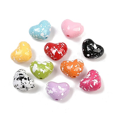 Непрозрачные акриловые бусины&nbsp;OACR-A040-04B-1