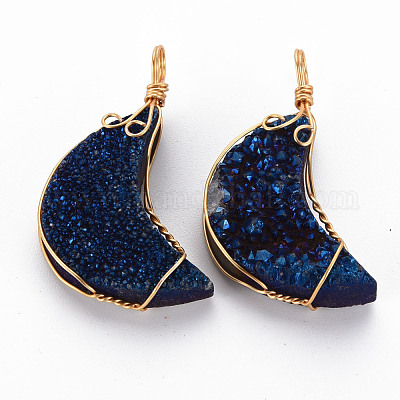 Гальванизированные подвесные агатовые подвески G-S359-295-1