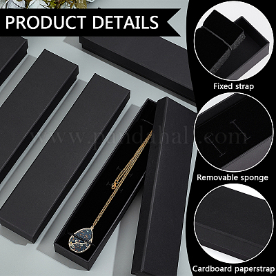 Картонные коробки ожерелья бумаги&nbsp;CON-WH0092-71-1