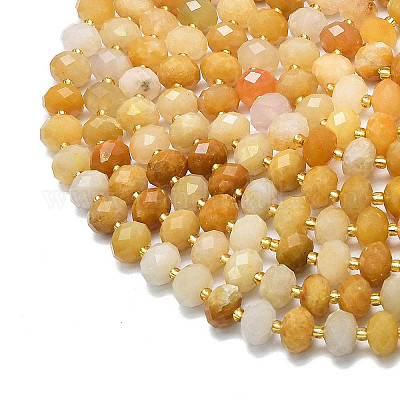 Природный Топаз нефрита бисер нитей&nbsp;LS-G-P573-A57-01-1