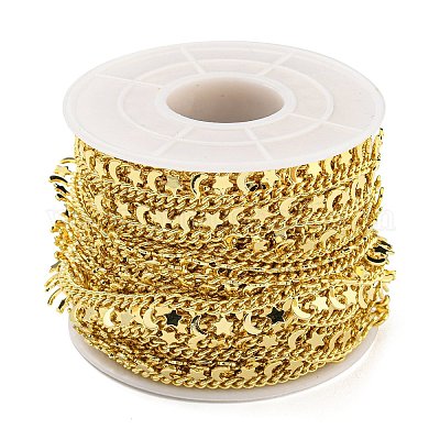 Латунные цепные цепи&nbsp;AJEW-Z028-05B-1