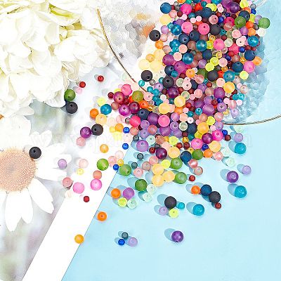 Прозрачные стеклянные бусины&nbsp;GLAA-PH0008-16C-1