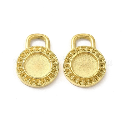 Ионное покрытие (ip) 304 нержавеющая сталь подвеска кабошоны оправы STAS-F284-18G-1