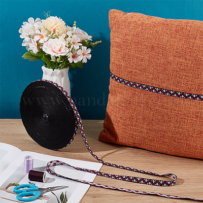 Полиэфирные ленты в национальном стиле SRIB-WH0011-309B-1