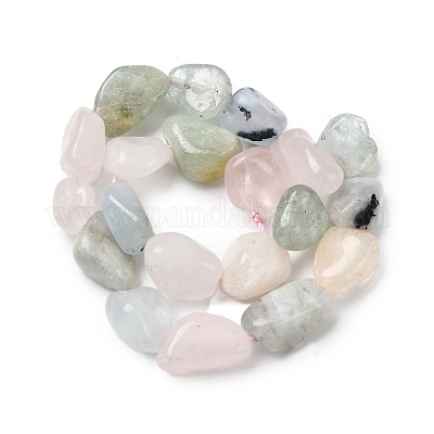 Природные морганит нитей бисера&nbsp;G-B161-B07-1