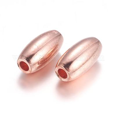 Латунные бусины&nbsp;KK-P124-07RG-RS-1