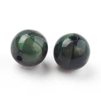 Акриловые бусины&nbsp;MACR-E025-21B-16mm-1