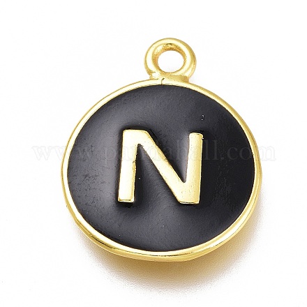 Латунь эмаль подвески&nbsp;KK-H103-02N-G-1