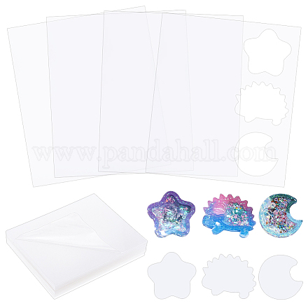 Прямоугольная пластиковая тонкая пленка DIY-WH0259-56-1