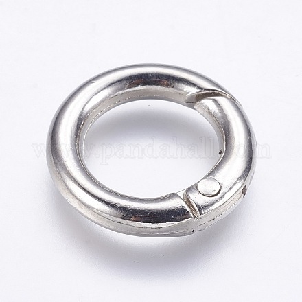 Пружинные кольца из цинкового сплава LS-PALLOY-WH0007-02-2.5cm-1