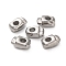 304 Stainless Steel Beads, Clasp, Stainless Steel Color, 8x5x4mm, Hole: 2.4mm