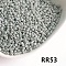 Opaque 8/0 Glass Seed Beads, Round, Light Grey, 8/0, 3.5~4x3mm, about 300pcs/10g