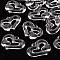 Transparent Acrylic Beads, Heart to Heart, Clear, 27x34x6mm, Hole: 3mm, about 191pcs/500g