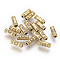 Tibetan Style Beads, Zinc Alloy Beads, Lead Free & Nickel Free & Cadmium Free, Antique Golden, 9.5x3.5mm, Hole: 1.5mm.