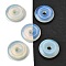 Opalite Pendants, Donut/Pi Disc Charms, 29.5~30.5x7.5~8mm, Hole: 6.3~6.5mm