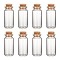 Glass Jar Bead Containers, Corked Bottles, Clear, 2.2x5cm, Capactiy: about 10ml(0.34 fl. oz)