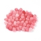 Synthetic Coral Beads, Dyed, Lotus, Pale Violet Red, 8.9x6.6mm, Hole: 1.2mm