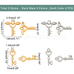 16 шт. 4 подвески из нержавеющей стали 304&nbsp;STAS-DC0008-33