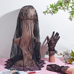 Съемный полиэстеровый женский платок-шарф&nbsp;AJEW-HY0002-44