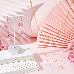 Латунные кольца-сердечки и железные соединительные стержни&nbsp;FIND-PH0005-81