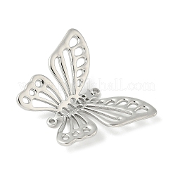 Подвески-бабочки из полой нержавеющей стали 304&nbsp;STAS-L293-16A-P