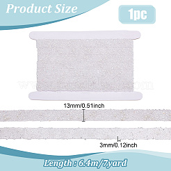 1 рулон смоляных стразов с пластиковой отделкой в виде бусин с имитацией жемчуга&nbsp;DIY-BC0015-57B