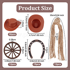 Наборы для самостоятельного декорирования в стиле вестерн&nbsp;DIY-OC0012-85