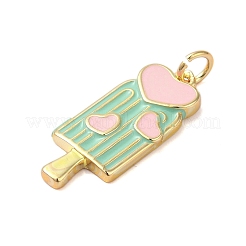 Подвески из латуни с эмалью в стойку&nbsp;KK-S372-03D-02