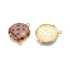 Подвески из эмалевого сплава с блестками&nbsp;ENAM-N056-382KCG-02