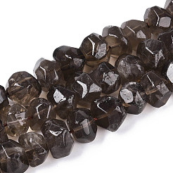 Природный дымчатый кварц нитей бисера&nbsp;G-N347-17A-01