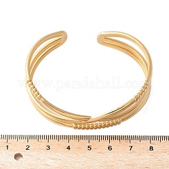 Браслеты-манжеты из нержавеющей стали 304 для женщин&nbsp;BJEW-U032-16G