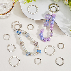 30 шт. 3 стиля железных разъемных колец&nbsp;IFIN-SP0001-19P