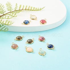 Соединители звеньев естественных смешанных драгоценных камней&nbsp;PALLOY-JF00755