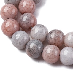 Нити из окрашенных стеклянных бусин с эффектом омбре&nbsp;X-GLAA-T031-01O-14